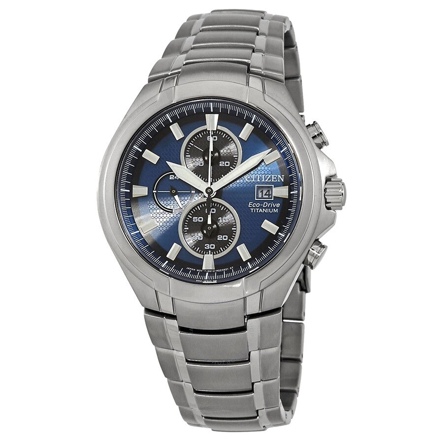 Citizen Paradigm Eco-Drive Chronograph Blue Dial Men's Watch CA0700-51L - The Watches Men & Co