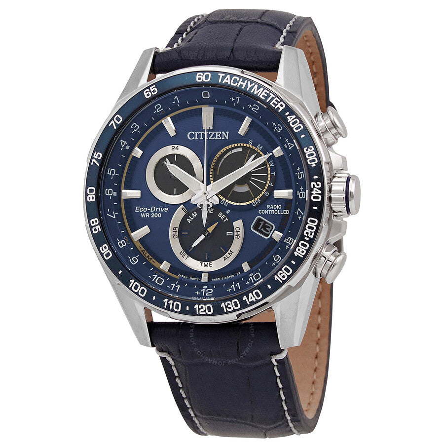 Citizen PCAT Perpetual Chronograph Blue Dial Men's Watch CB5918-02L - The Watches Men & Co