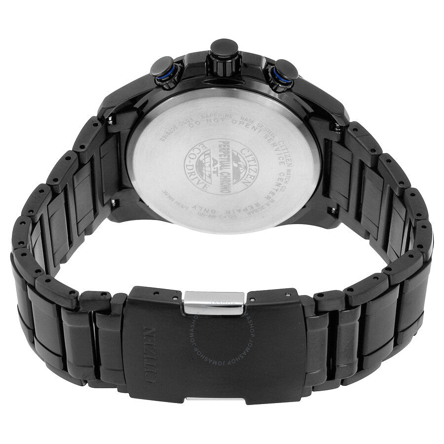 Citizen Perpetual Chrono A-T Black Dial Men's Watch AT4007-54E