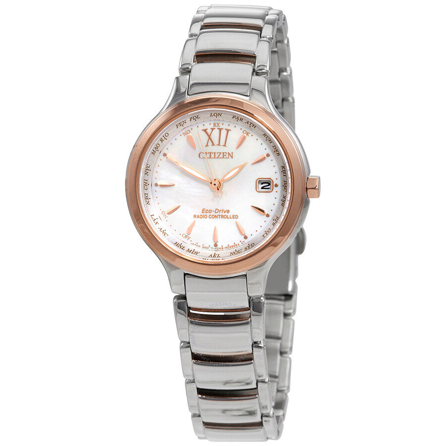 Citizen Perpetual World Time Ladies Watch EC1174-84D - The Watches Men & Co