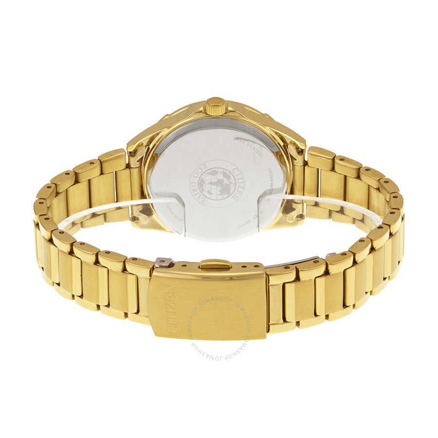 Citizen POV Eco-Drive Champagne Dial Gold-tone Ladies Watch FD3002-51P