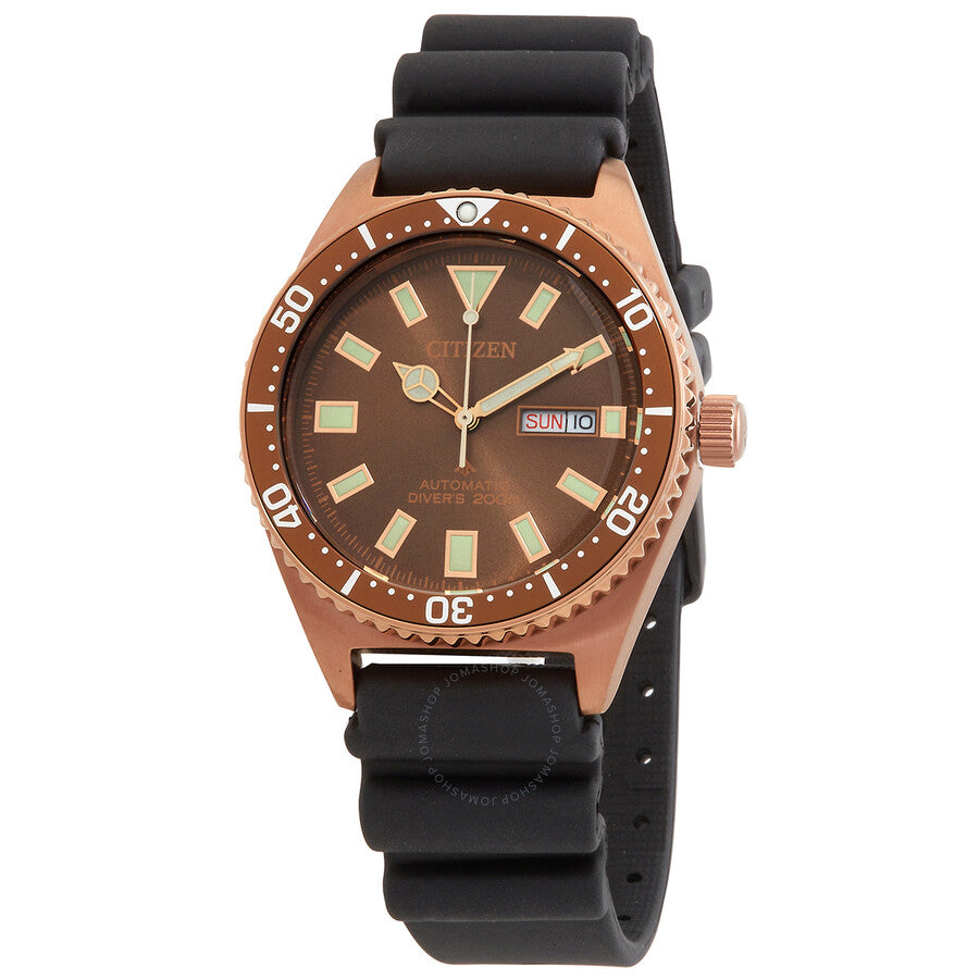 Citizen Promaster Automatic Brown Dial Men's Watch NY0125-08W - The Watches Men & Co