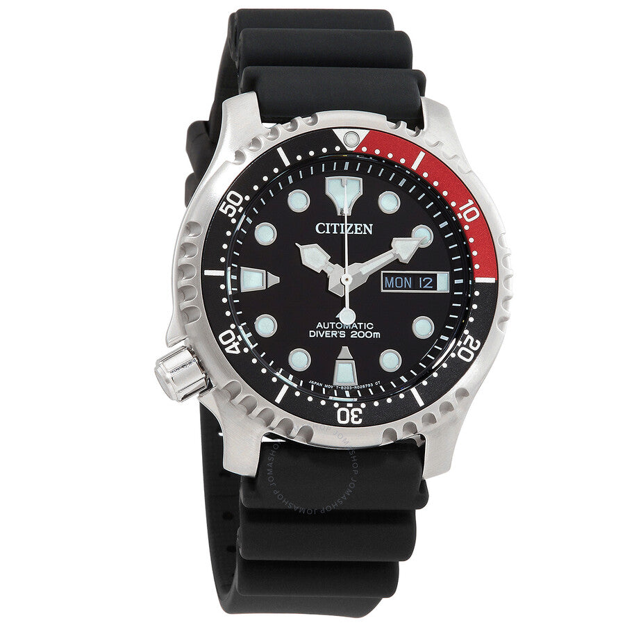 Citizen Promaster Marine Automatic Black Dial Men's Watch NY0085-19E - Watches of America