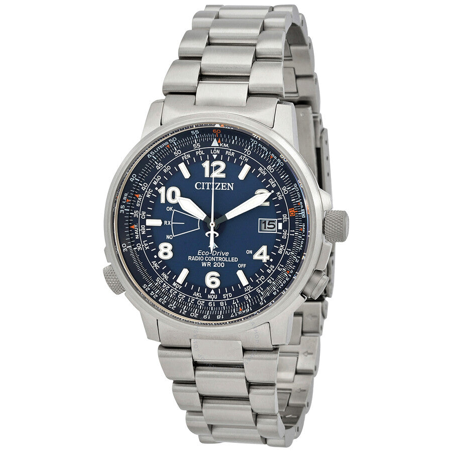 Citizen Promaster Sky Perpetual World Time Blue Dial Men's Watch CB0240-88L - The Watches Men & Co
