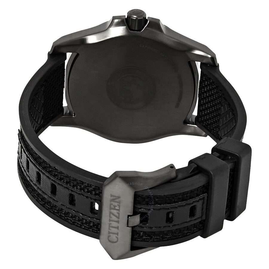 Citizen Promaster Tough Black Dial Eco-Drive Black Fabric Men's Watch BN0217-02E