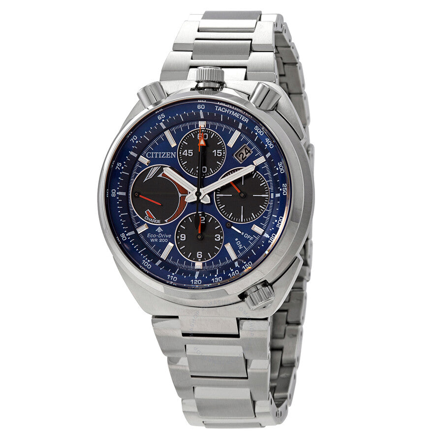 Citizen Promaster Tsuno Eco-Drive Chronograph Blue Dial Men's Watch AV0070-57L - The Watches Men & Co