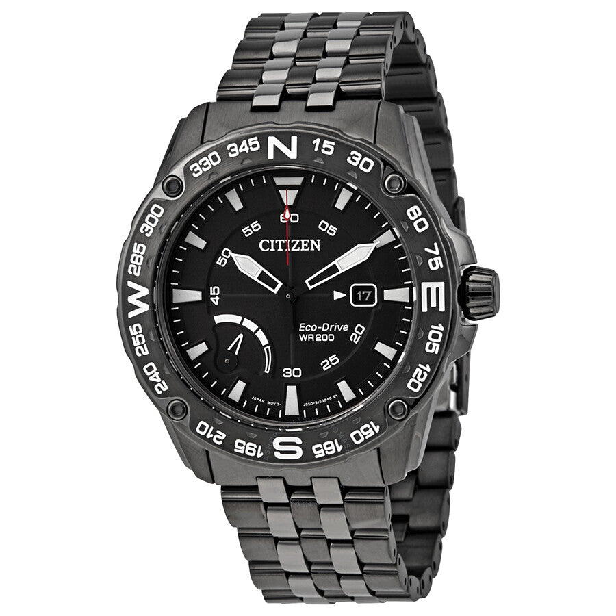 Citizen PRT Dark Grey Dial Men's Compass Watch AW7047-54H