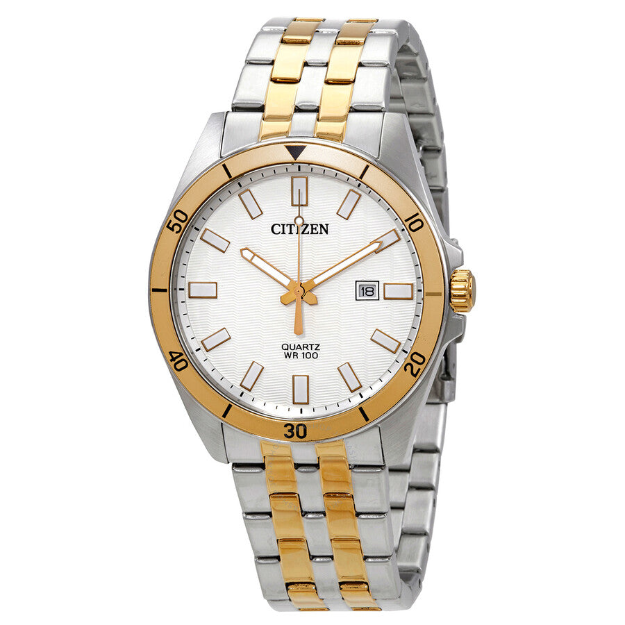 Citizen Quartz Beige Dial Two-tone Men's Watch BI5056-58A - The Watches Men & Co