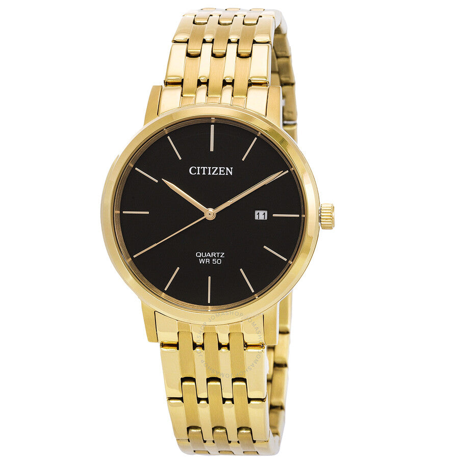 Citizen Quartz Black Dial Gold-tone Men's Watch BI5072-51E - The Watches Men & Co