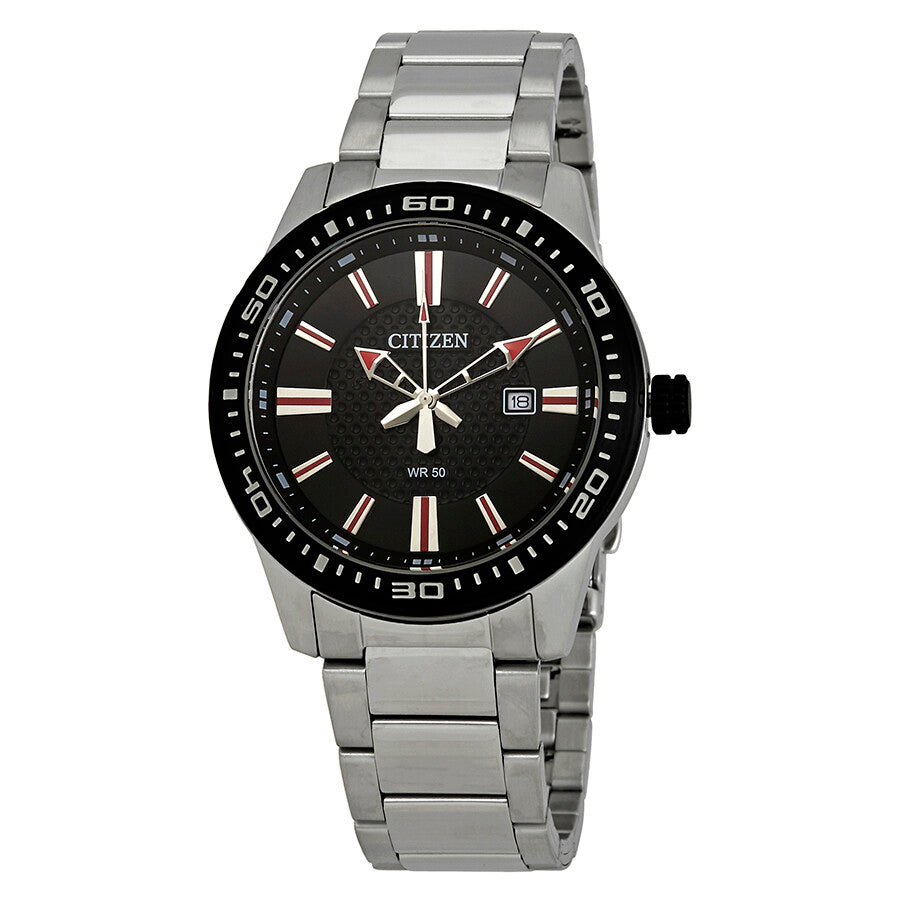 Citizen Quartz Black Dial Men's Watch BI1061-50E - The Watches Men & Co