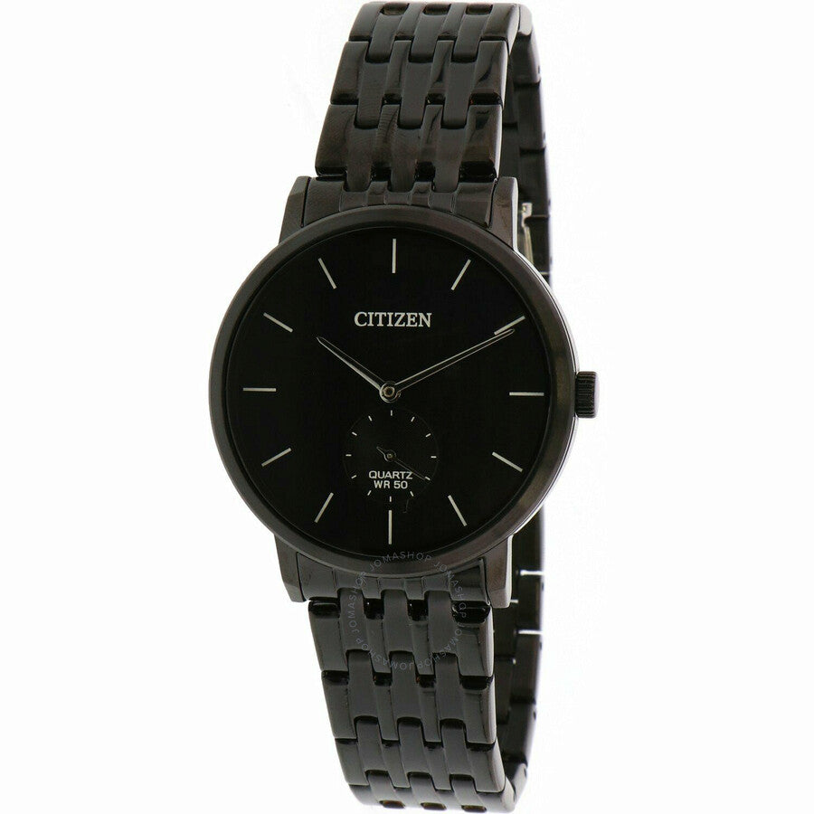 Citizen Quartz Black Dial Black-plated Men's Watch BE9175-52E - The Watches Men & Co