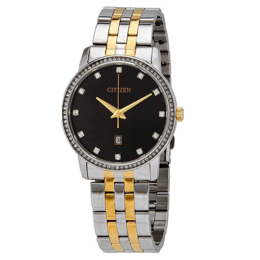 Citizen Quartz Black Dial Two-tone Men's Watch BI5034-51E