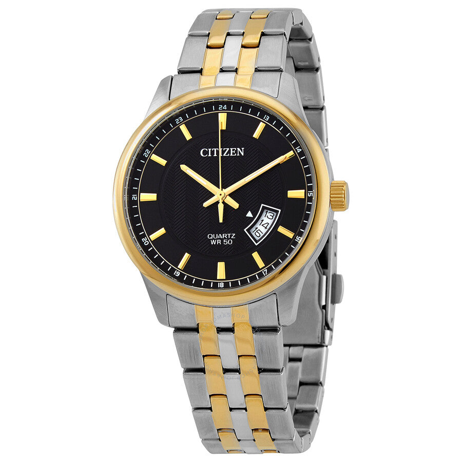 Citizen Quartz Black Dial Watch BI1054-80E - The Watches Men & Co