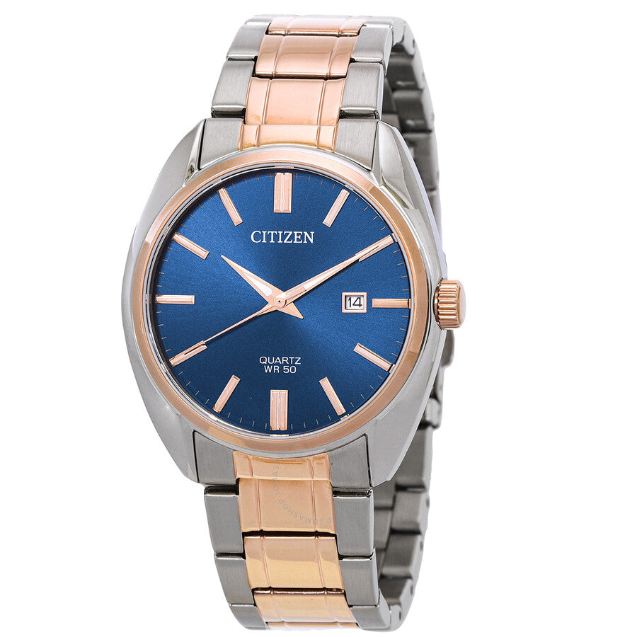 Citizen Quartz Blue Dial Two-tone Men's Watch BI5104-57L - The Watches Men & Co