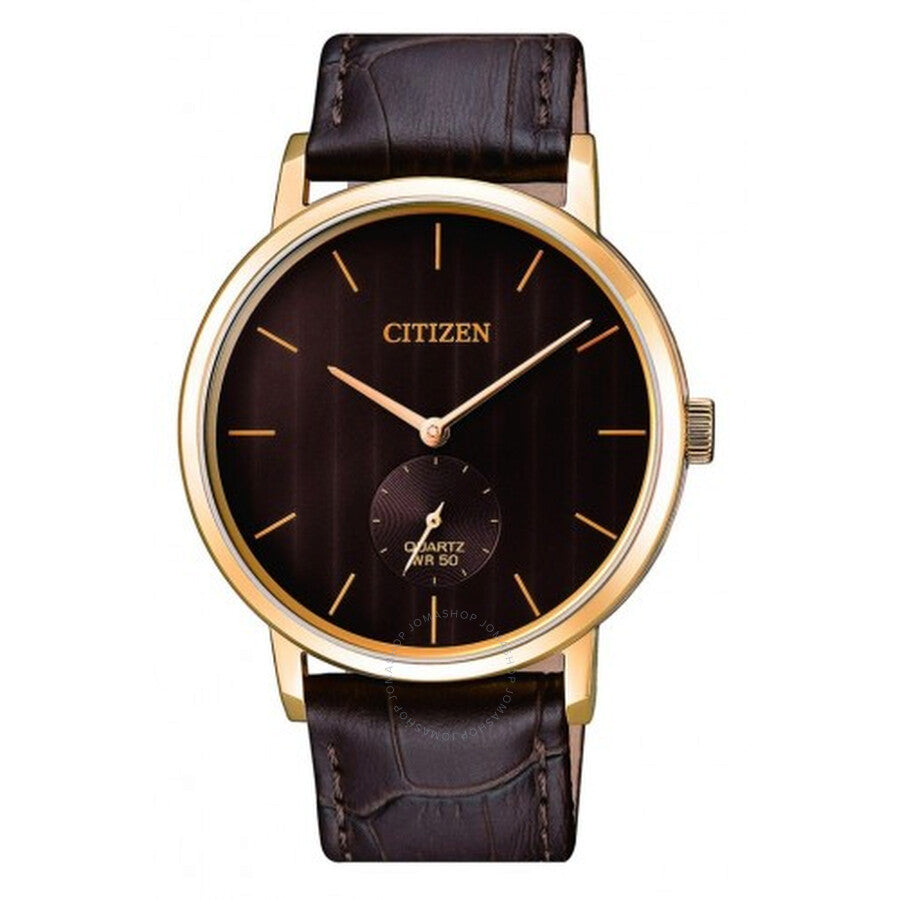 Citizen Quartz Brown Dial Watch BE9173-07X - The Watches Men & Co