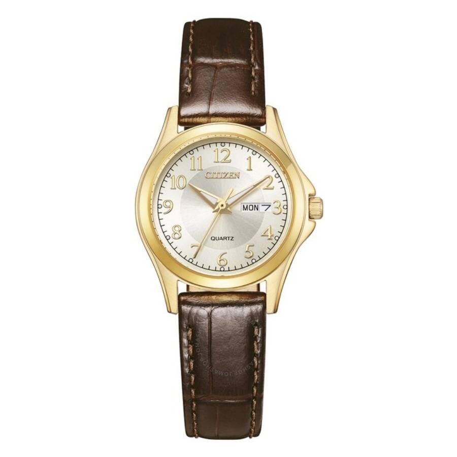 Citizen Quartz Champagne Dial Ladies Watch EQ0612-07A - The Watches Men & Co