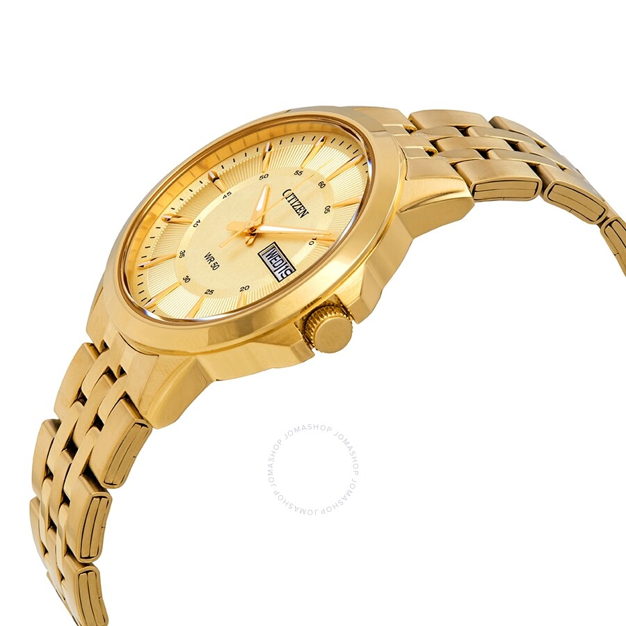 Citizen Quartz Champagne Dial Men's Watch BF2013-56P