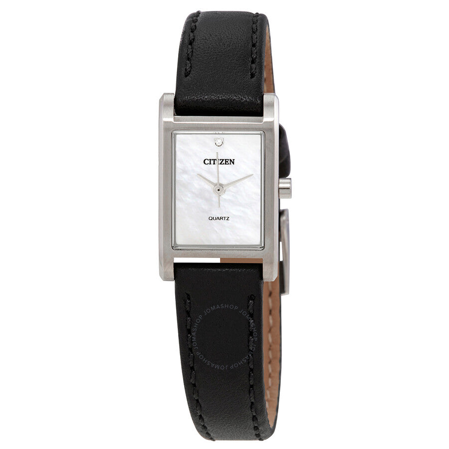 Citizen Quartz Diamond Mother of Pearl Dial Ladies Watch EJ6121-01D - The Watches Men & Co