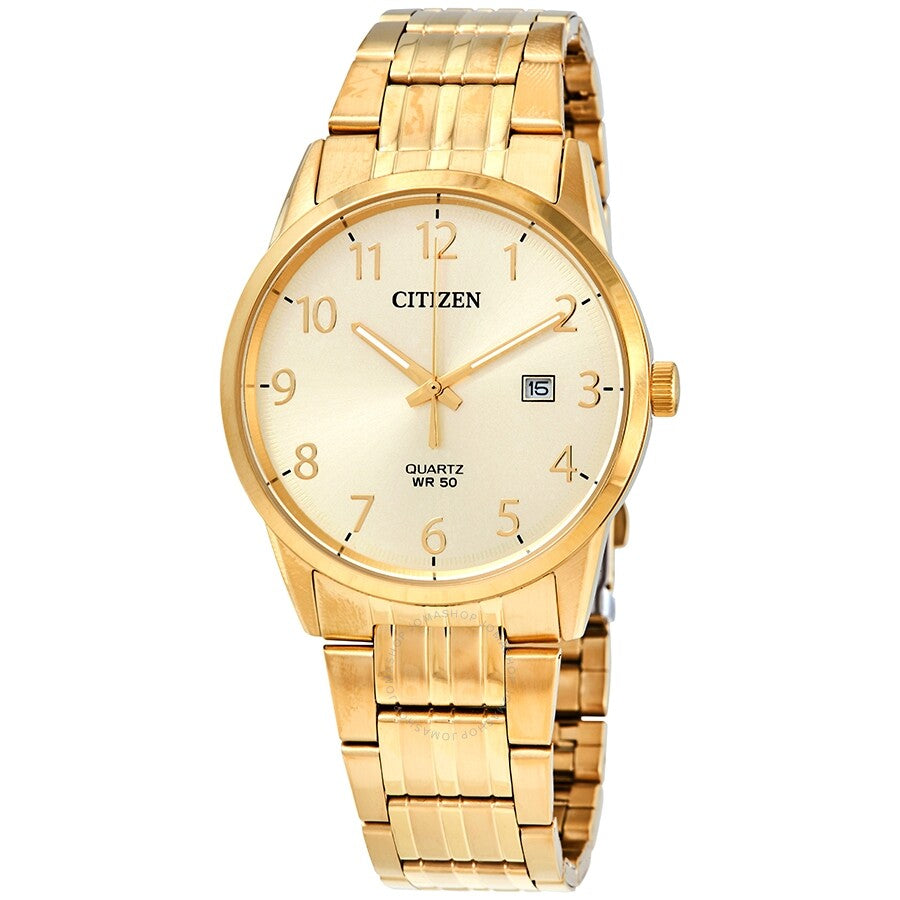 Citizen Quartz Gold Dial Men's Watch BI5002-57Q - The Watches Men & Co