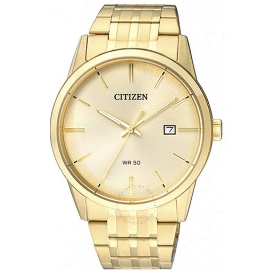 Citizen Quartz Gold Dial Yellow Gold-tone Men's Watch BI5002-57P - The Watches Men & Co
