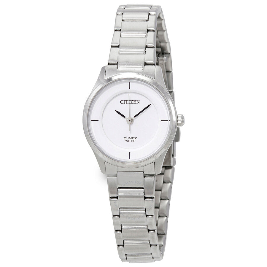 Citizen Quartz Silver Dial Stainless Steel Ladies Watch ER0201-81B - The Watches Men & Co