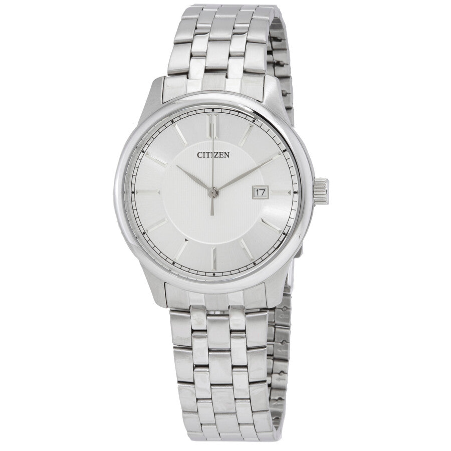 Citizen Quartz Silver Dial Stainless Steel Men's Watch BI1050-56A