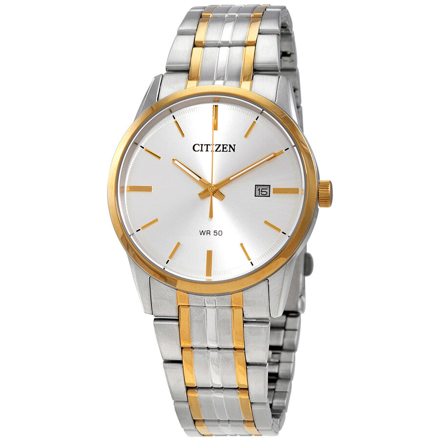 Citizen Quartz Silver Dial Two-tone Men's Watch BI5004-51A - The Watches Men & Co