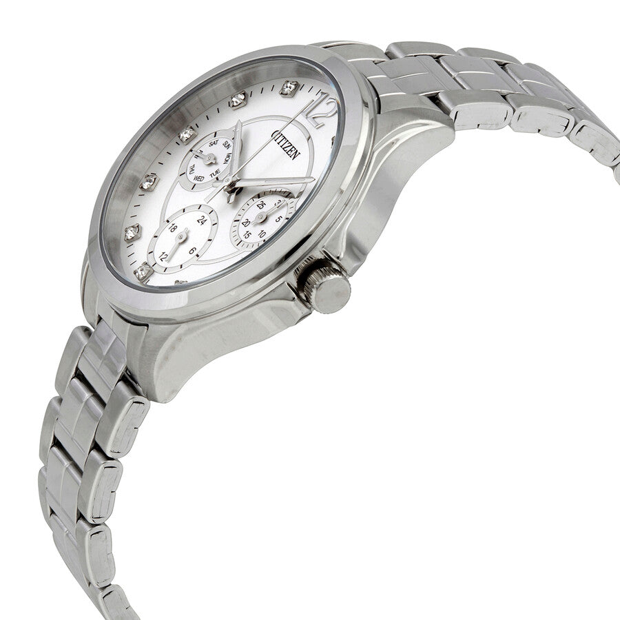 Citizen Quartz White Crystals Dial Ladies Watch ED8140-57A