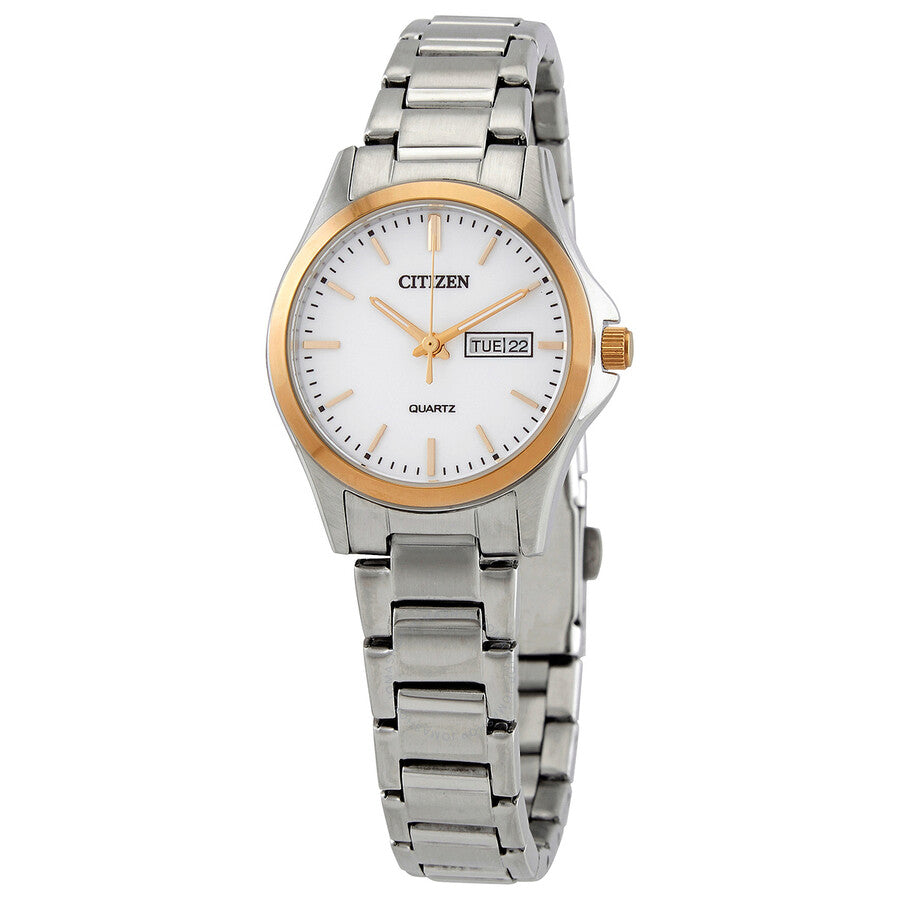 Citizen Quartz White Dial Ladies Watch EQ0596-87A - The Watches Men & Co