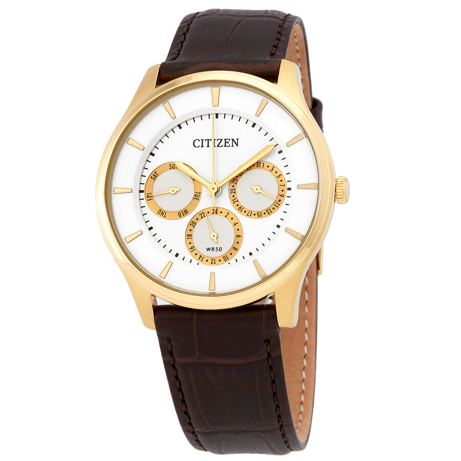 Citizen Quartz White Dial Men's Watch AG8353-05A