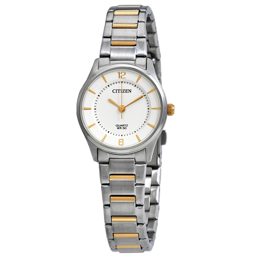 Citizen Quartz White Dial Two-tone Ladies Watch ER0201-72A - The Watches Men & Co