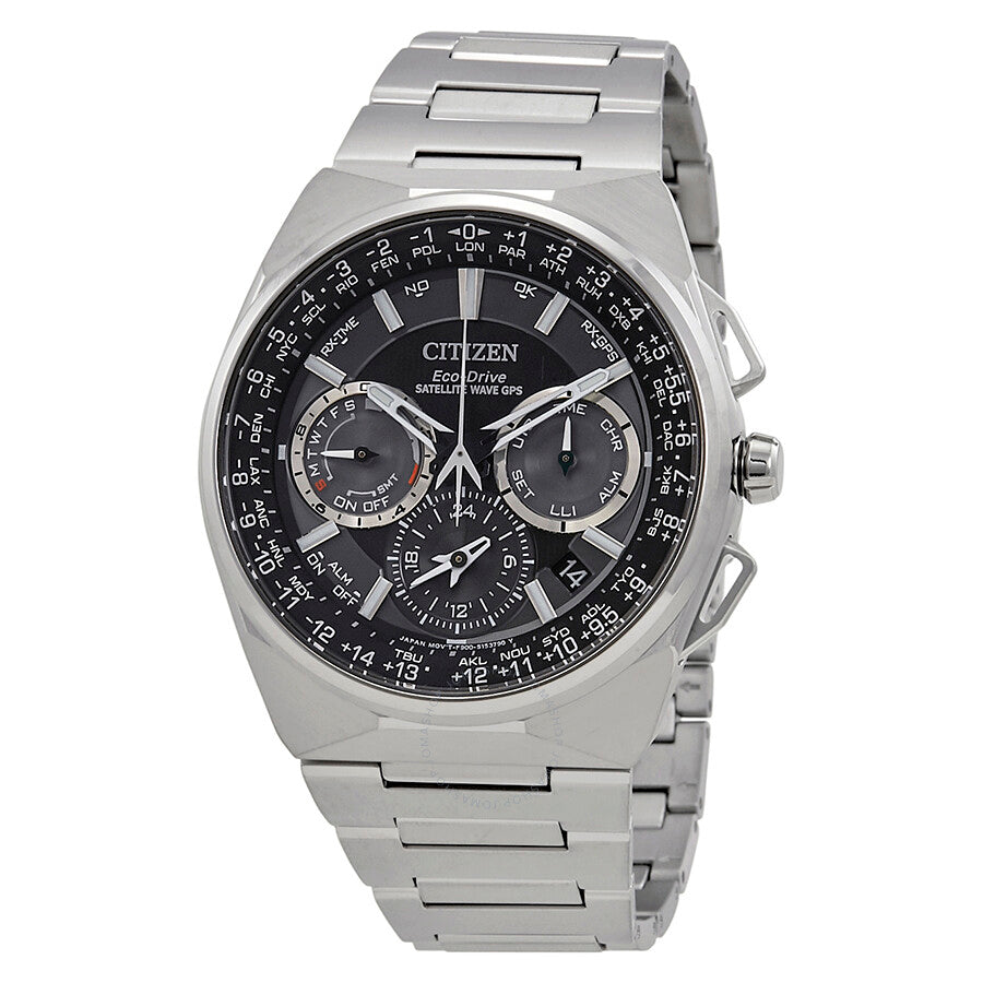 Citizen Satellite Wave F900 GPS Titanium Men's Watch CC9008-50E