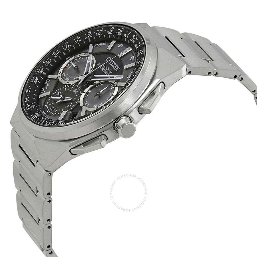 Citizen Satellite Wave F900 GPS Titanium Men's Watch CC9008-50E