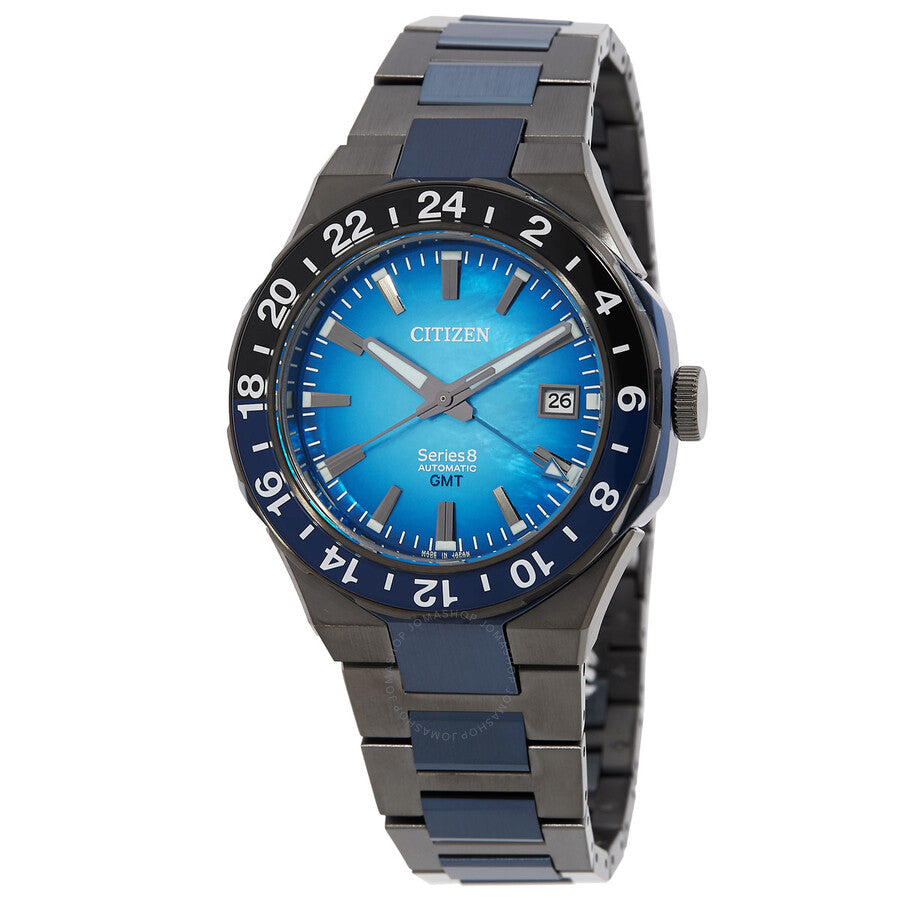 Citizen Series8 Automatic Blue Mother of Pearl Dial Men's Watch NB6036-52N - The Watches Men & Co