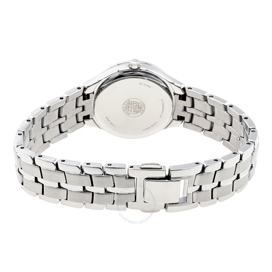 Citizen Silhouette Crystal Black Dial Ladies Watch FE2060-53E