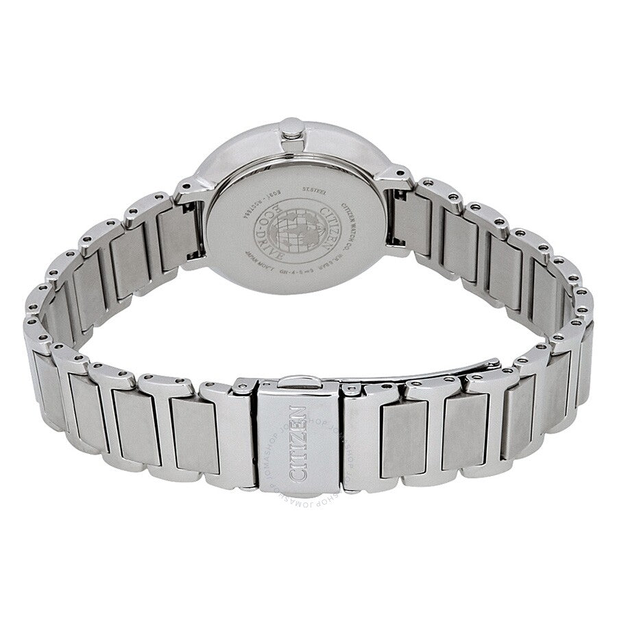 Citizen Silhouette Crystal Blue Mother of Pearl Dial Ladies Watch EM0480-52N