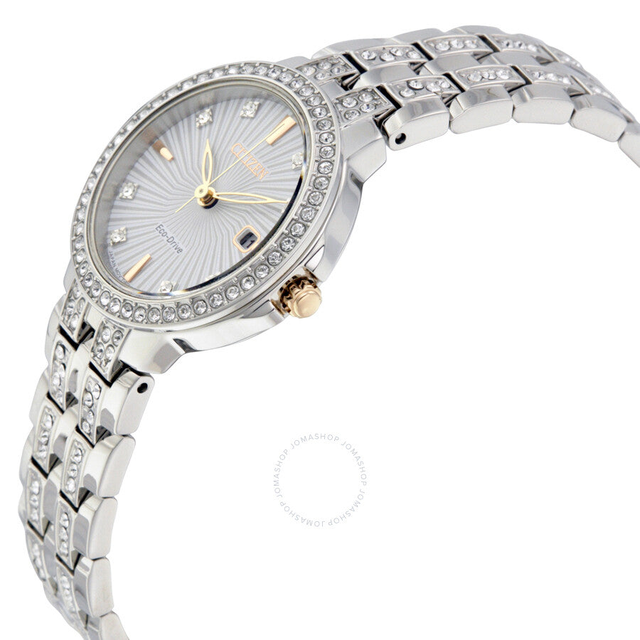Citizen Silhouette Crystal Eco-Drive Ladies Watch EW2340-58A