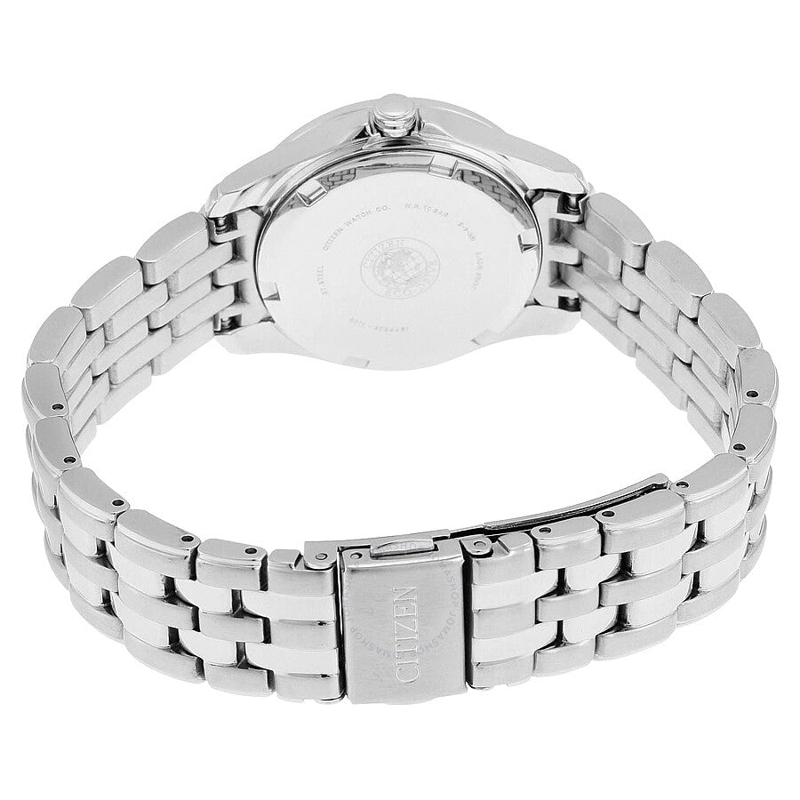 Citizen Silhouette Crystal Silver Dial Ladies Watch EW1901-58A