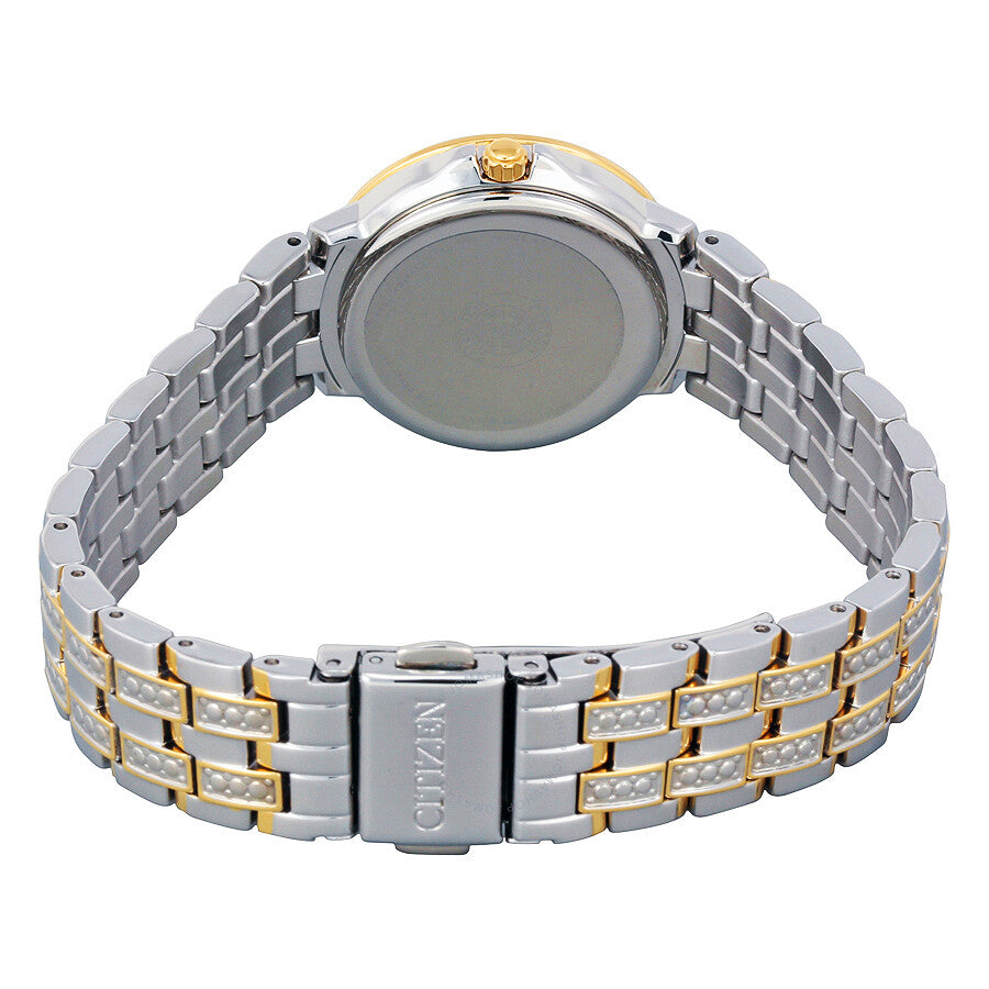 Citizen Silhouette Crystal Silver Dial Ladies Watch EW2344-57A