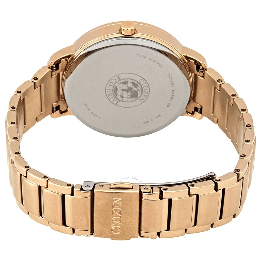 Citizen Silhouette Crystal Silver Dial Ladies Watch FE7043-55A