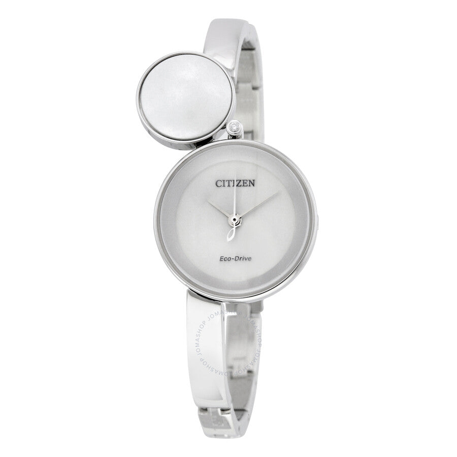 Citizen Silhouette Silver Dial Ladies Watch EW5490-83A - The Watches Men & Co