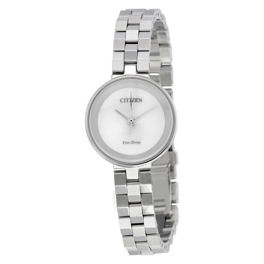 Citizen Silhouette Silver Dial Ladies Watch EW5500-81A - The Watches Men & Co