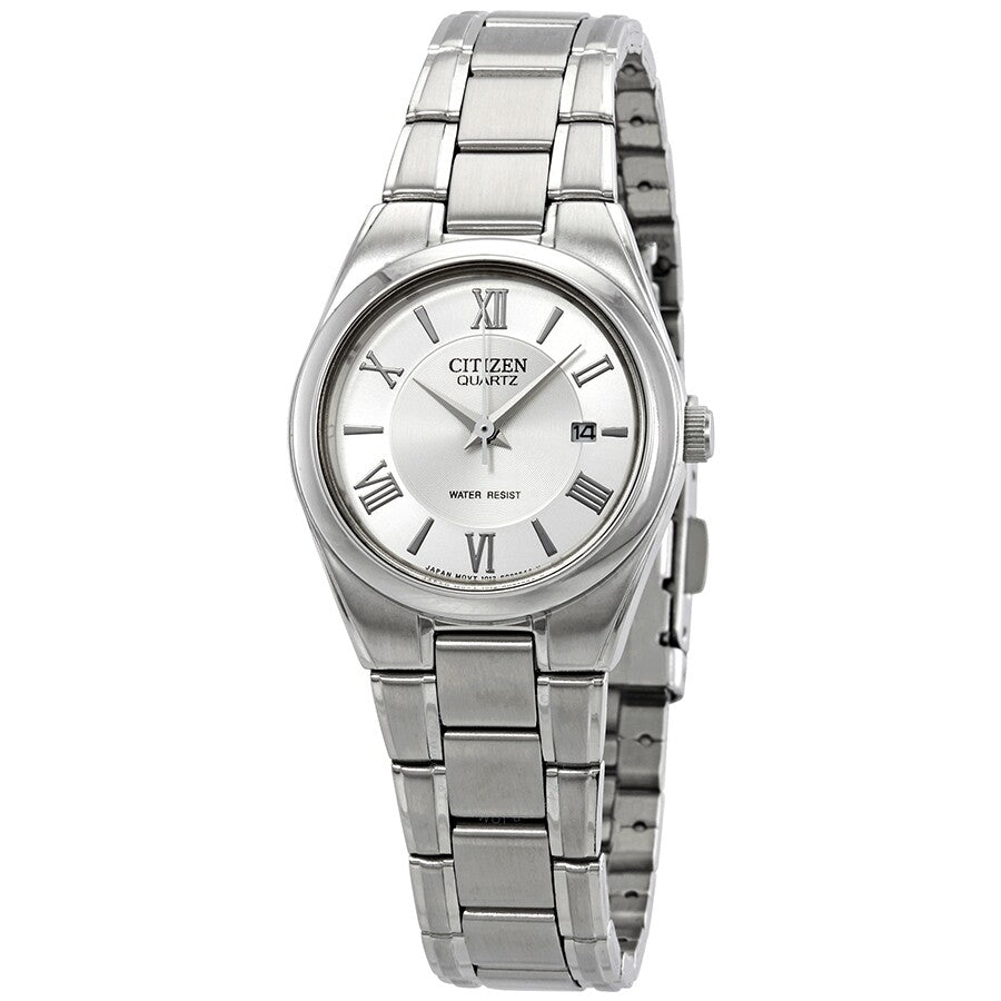 Citizen Silver Dial Stainless Steel Ladies Watch EU3060-51A