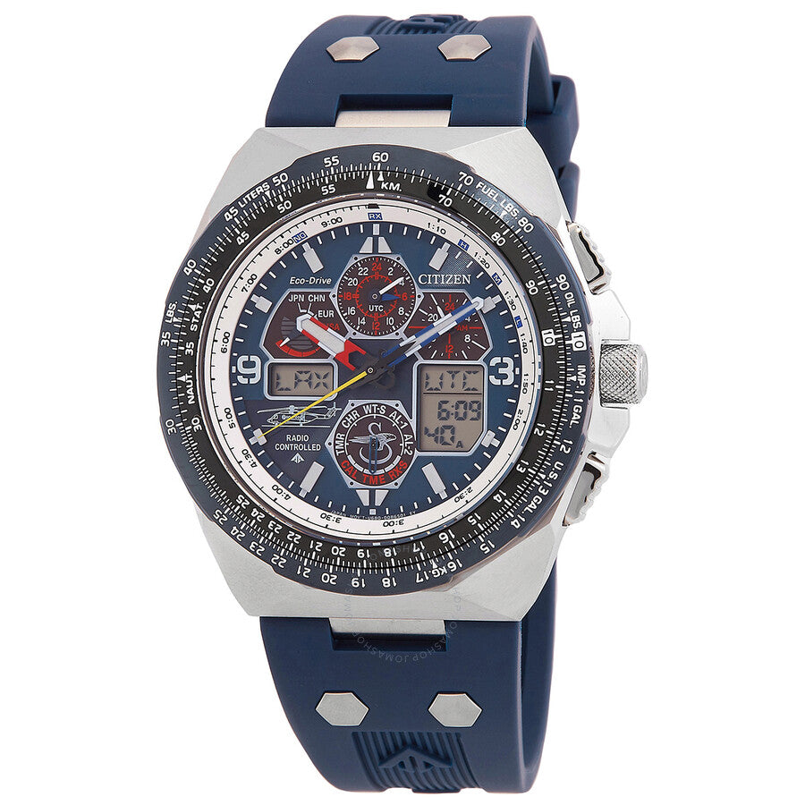 Citizen Special Edition Promaster x Sikorsky S-92 Analog-Digital Blue Dial Men's Watch JY8156-00L - The Watches Men & Co