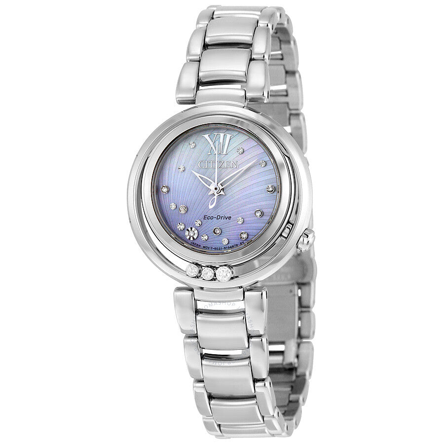 Citizen Sunrise Eco-Drive Diamond Dial Ladies Watch EM0320-59D - The Watches Men & Co