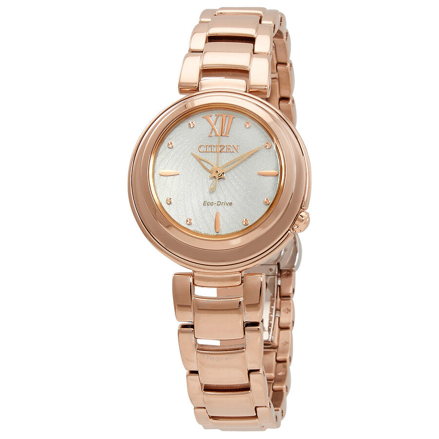 Citizen Sunrise Ladies Rose Gold-tone Watch EM0333-57A - The Watches Men & Co