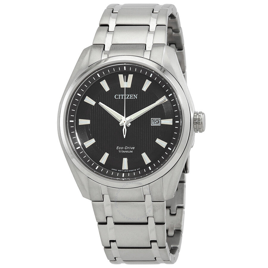 Citizen Super Titanium Black Dial Men's Watch AW1240-57E - The Watches Men & Co