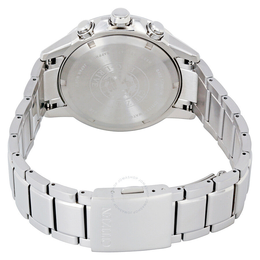 Citizen TI + IP Chronograph Silver Dial Men's Watch AT2340-56A