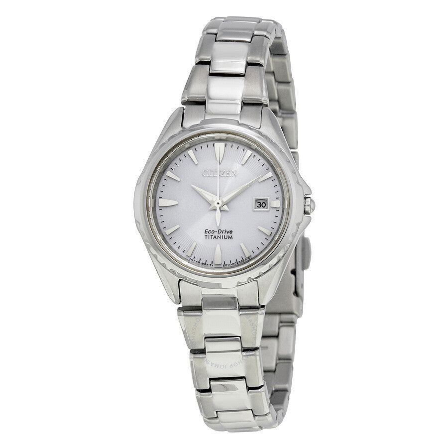 Citizen Titanium Baby Blue Dial Ladies Watch EW2410-54L - The Watches Men & Co