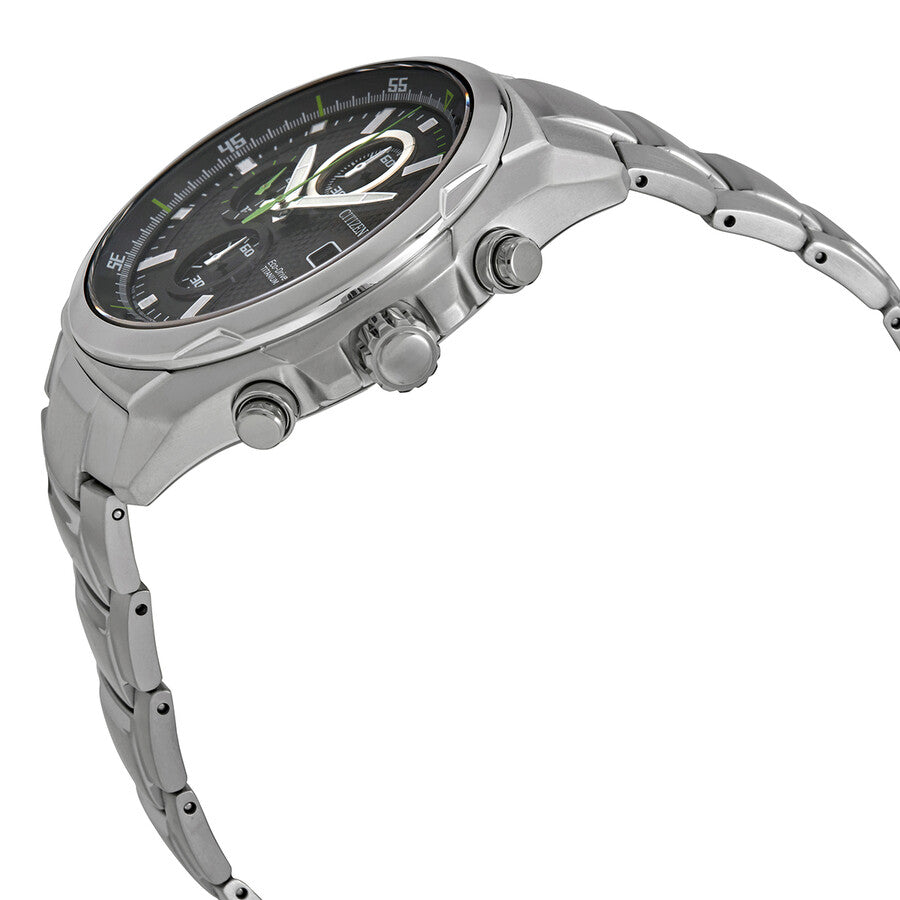Citizen Titanium Eco-Drive Black Dial Men's Watch CA0190-56E